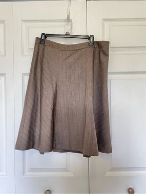 Merona Dark Taupe A-Line Skirt